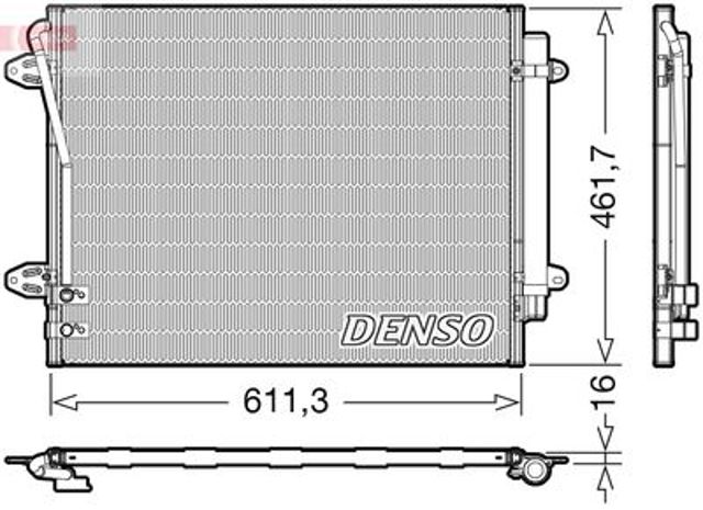 Радіатор кондиціонера DCN32012