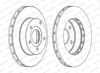 Диск тормозной передний DDF1169C FERODO