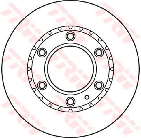 Передний тормозной диск DF6034S TRW