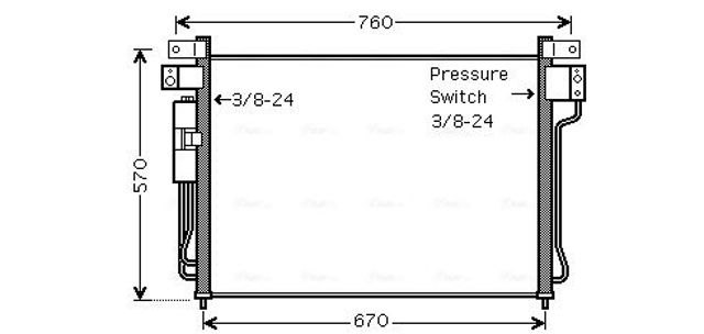Конденсатор кондиционера DNA5299D AVA