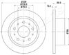 Тормозной диск DP0217 JAPANPARTS