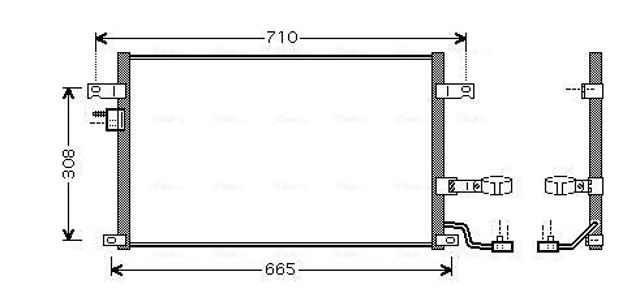 AVA DW5056D Радиатор кондиционера в наличии Хмельницкий