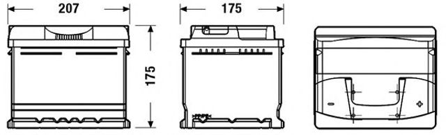 Аккумулятор  EB442 EXIDE