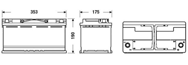 Аккумуляторная батарея EK960 EXIDE