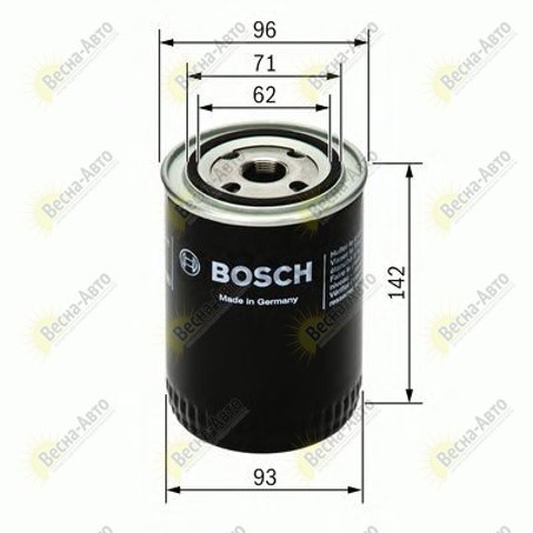 BOSCH F026407053 Фильтр масляный в наличии Павлоград