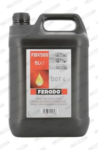 Тормозная жидкость dot4 5l FBX500