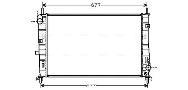 Радиатор FDA2165 AVA