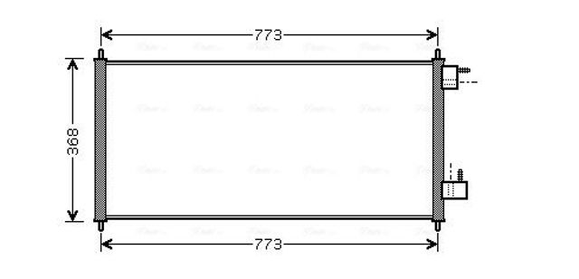 Конденсатор системы охлаждения FDA5361 AVA
