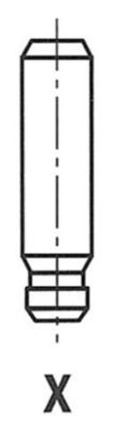 Втулка клапана направляющая, citroen c1  peugeot 107, 108  toyota prius, yaris  1.3-1.5, 00- G11364