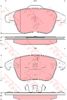 Колодки тормозные дисковые комплект GDB1691 TRW