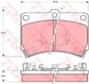 Колодки тормозные дисковые комплект GDB374 TRW