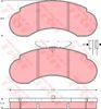 Колодки тормозные дисковые комплект GDB950 TRW