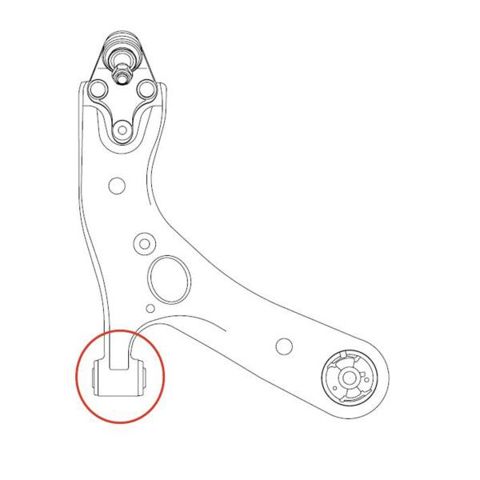 С/блок нижнего рычага GV1035 CTR
