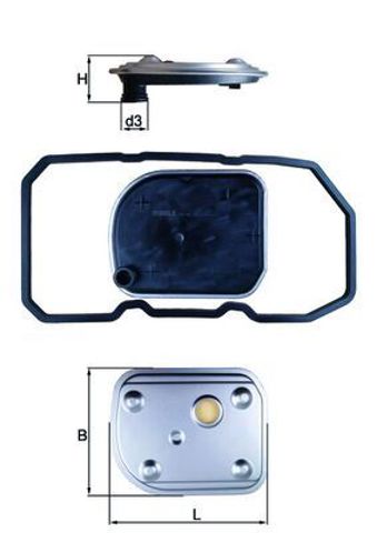 MAHLE HX158D Фильтр АКПП в наличии Сумы
