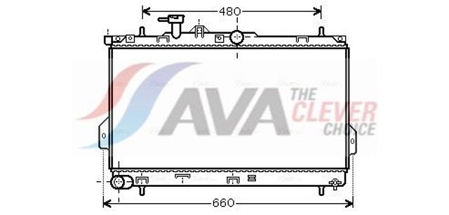 AVA HY2097 Радиатор в наличии Кривой Рог