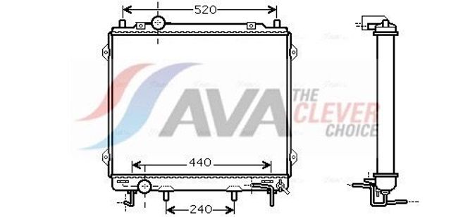 Радиатор водяной HY2146 AVA