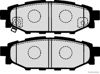 Колодки на тормоз задний дисковый J3617003 JAKOPARTS