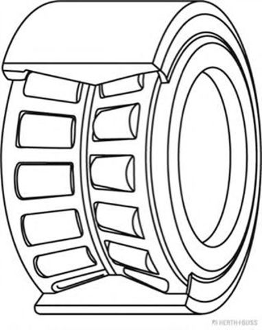 Подшипники задней ступицы J4717009 JAKOPARTS