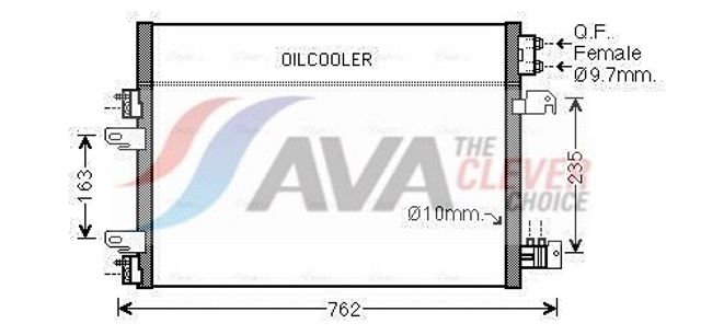 Радиатор системы охлаждения кондиционера JE5060D AVA