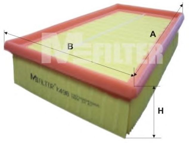 Элемент воздушного фильтра K498 MFILTER
