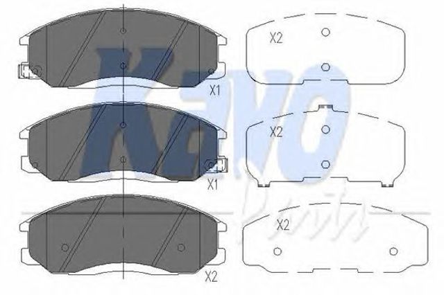 KAVO PARTS KBP3019 Передние тормозные колодки в наличии Ужгород