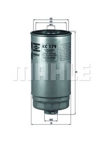 MAHLE KC179 Топливный фильтр в наличии Житомир