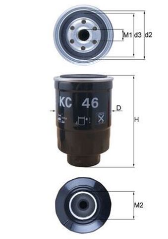 MAHLE KC46 Фильтр топливный в наличии Тернополь