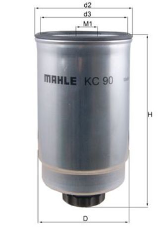 KC90 MAHLE Топливный фильтр купить в Ирпень