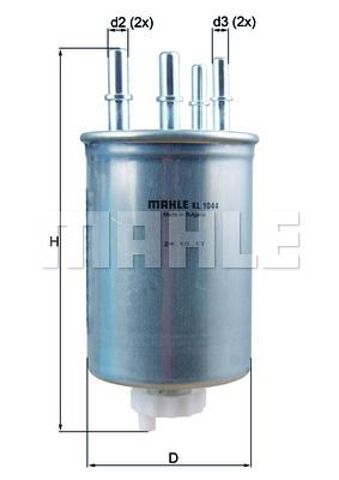 MAHLE KL1044 Фильтр топливный в наличии Киев