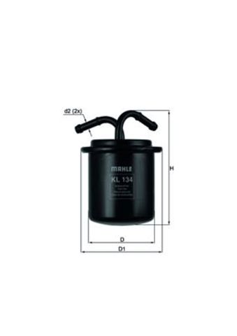 KL134 MAHLE Фильтр топливный купить в Чернигов