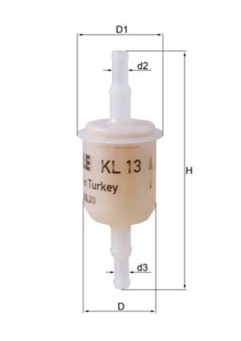 KL13OF MAHLE Топливный фильтр купить в Кривой Рог