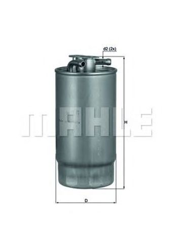 Фильтр топливный mahle KL 160/1