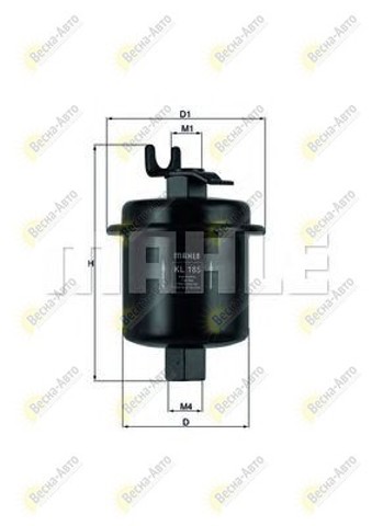 KL185 MAHLE Фильтр топливный купить в Киев