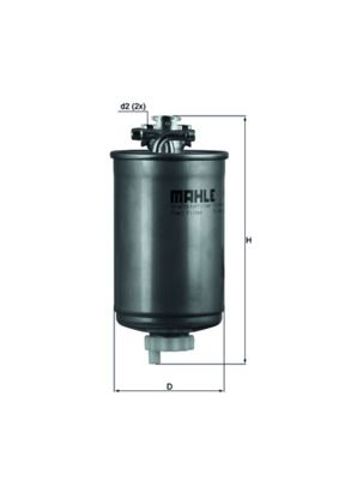 Топливный фильтр KL75 MAHLE