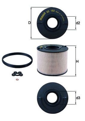 KX192D Топливный фильтр купить Хмельницкий