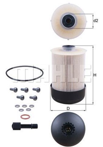 KX33822D MAHLE Топливный фильтр купить в Хмельницкий