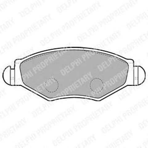 Тормозные колодки LP1699 DELPHI
