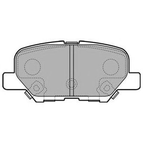 Комплект тормозных колодок, дисковый тормоз LP2501