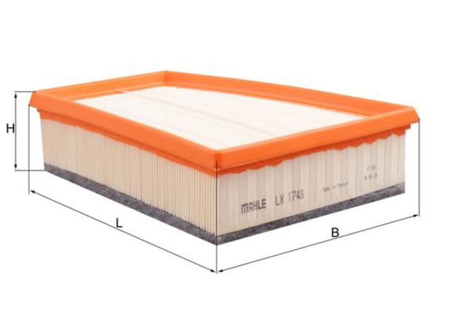Воздушный фильтр LX1748 MAHLE