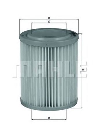 LX1768 MAHLE Воздушный фильтр купить в Ирпень