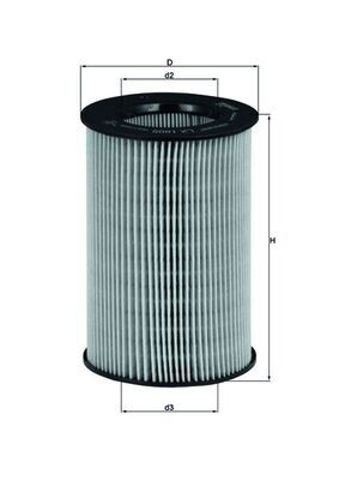 Фильтр воздушный LX1805 MAHLE
