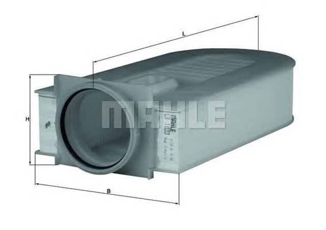 MAHLE LX1833 Фильтр воздушный в наличии Полтава