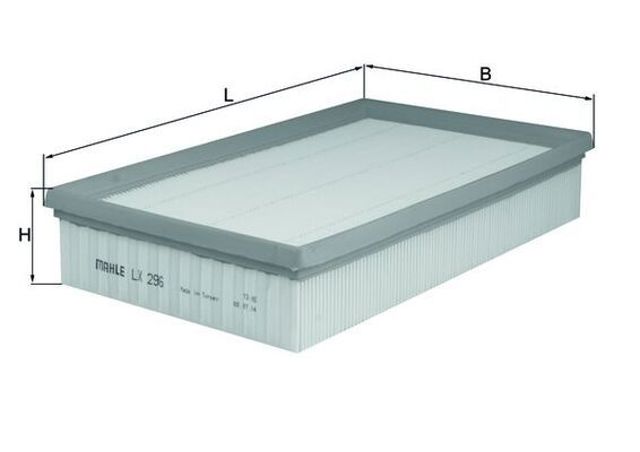 Элемент воздушного фильтра LX296 MAHLE