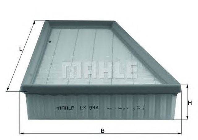 Воздушный фильтр LX998 MAHLE