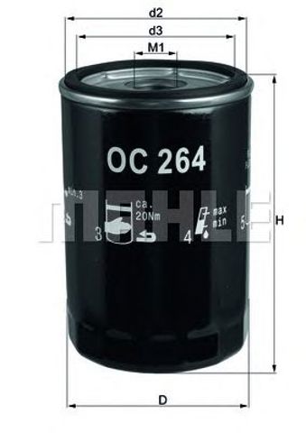 OC264 Фильтр масляный купить Ужгород