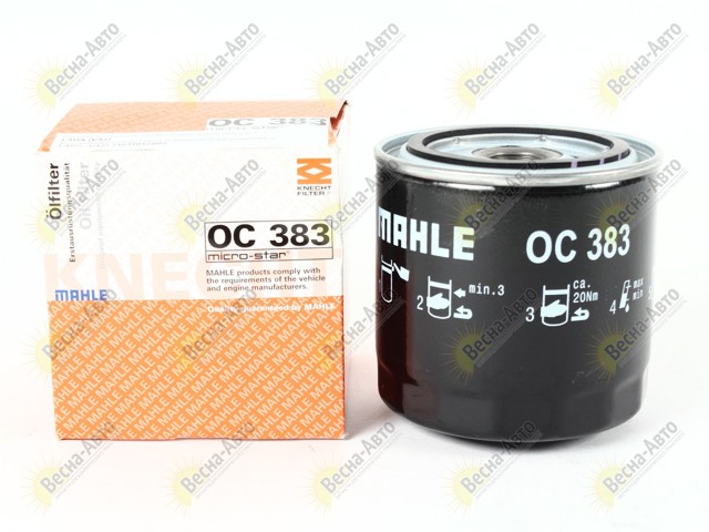 OC383 MAHLE Фильтр масляный купить в Днепр