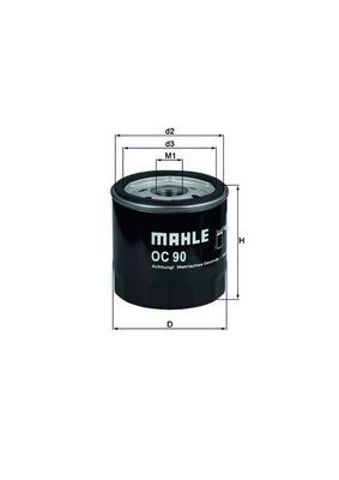 OC90OF MAHLE Корпус масляного фильтра купить в Павлоград