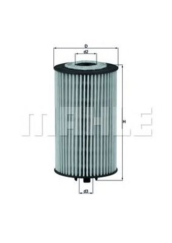 MAHLE OX401D Фильтр масляный в наличии Львов