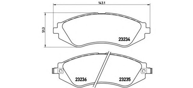 P15002 BREMBO Колодки тормозные передние дисковые купить в Хмельницкий