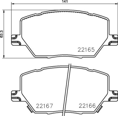BREMBO P23164 Колодки тормозные передние дисковые в наличии Павлоград